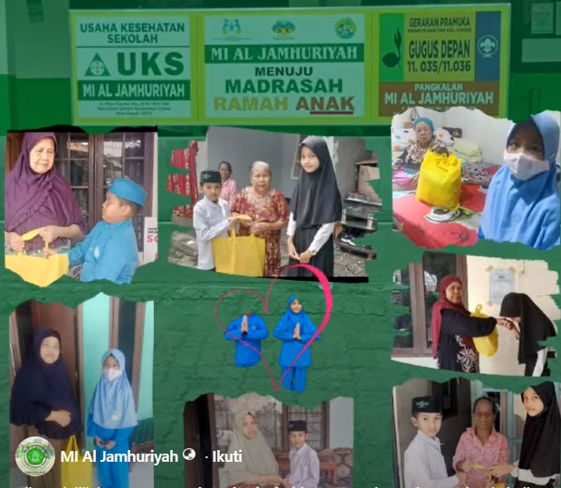 Madrasah Berbagi: Wujud Kepedulian Sosial MI Al-Jamhuriyah